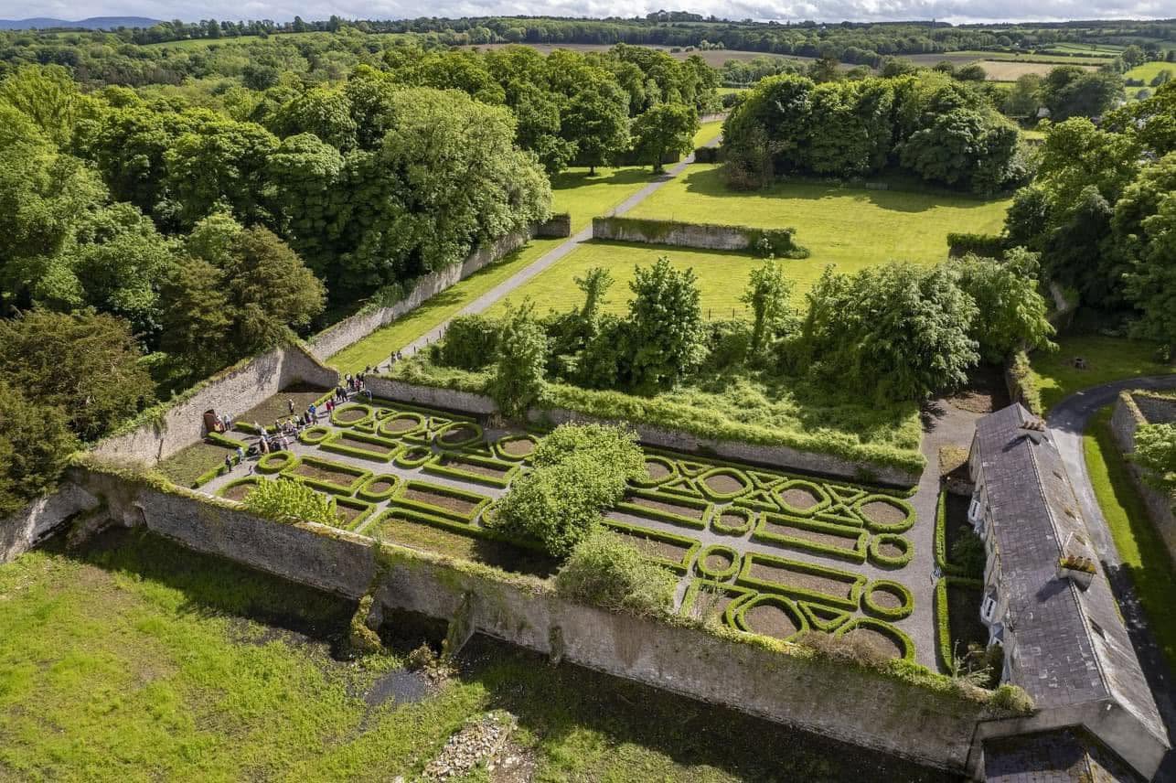 Parterre garden at Doneraile Court Estate