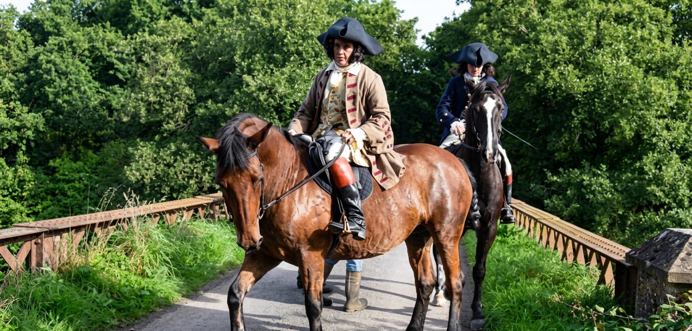 Historic steeplechase course finish line at Doneraile Estate Park