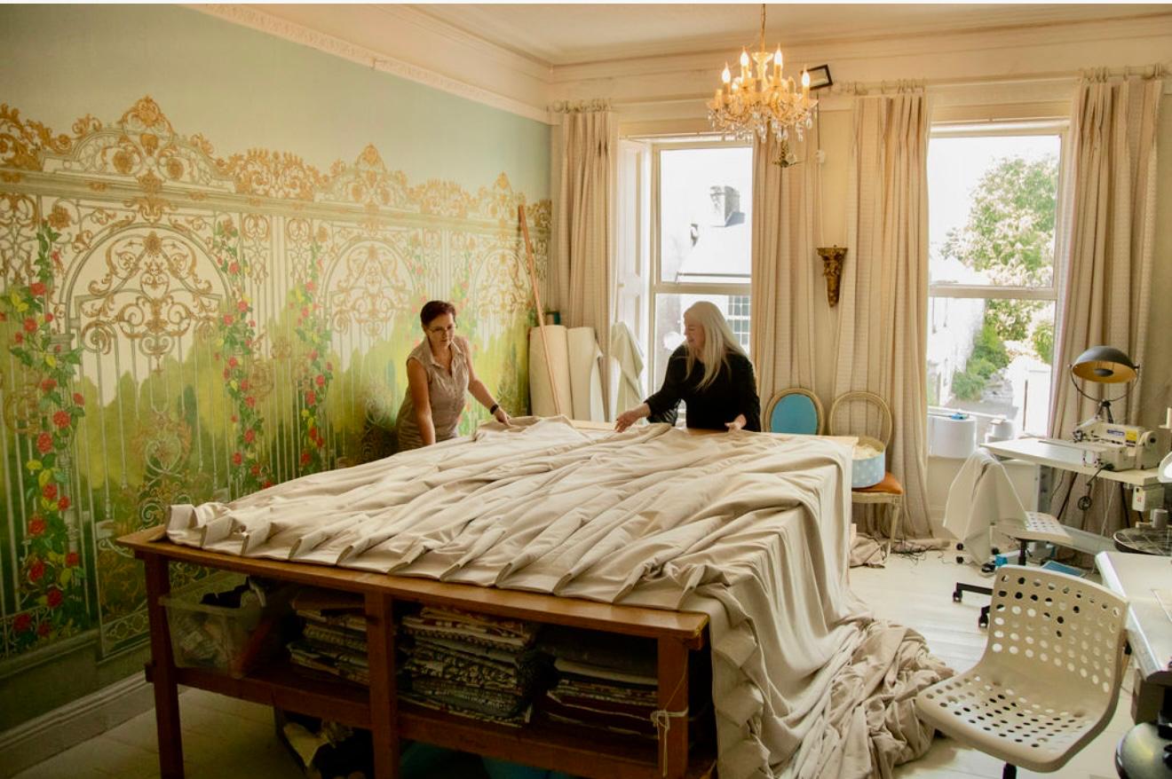 Our workshop where custom curtains are made