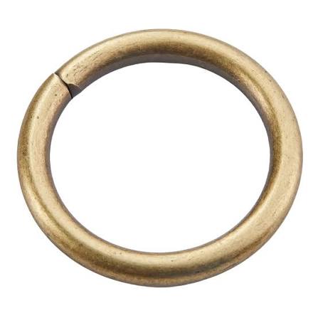 Antique brass curtain rings for 12 mm rod